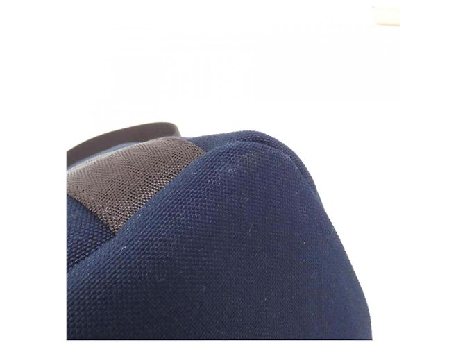 Hermès Hermes Sac de Pansage Groom Handtasche Rot Blau Marineblau - Ansicht 3