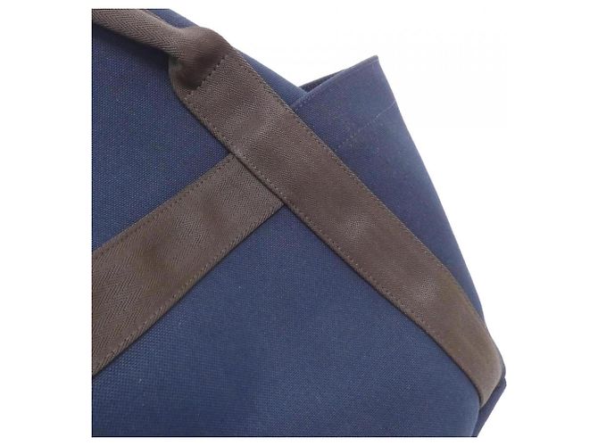 Hermès Hermes Sac de Pansage Groom Handtasche Rot Blau Marineblau - Ansicht 4