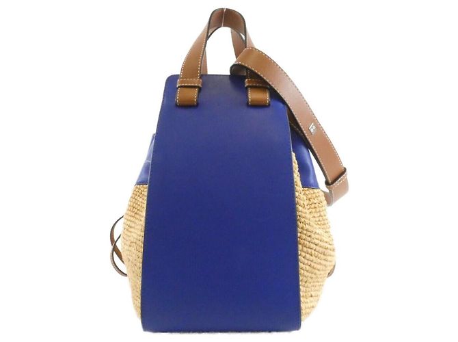 Borsa a tracolla media Loewe Paula's Hammock con coulisse Blu - vista 2