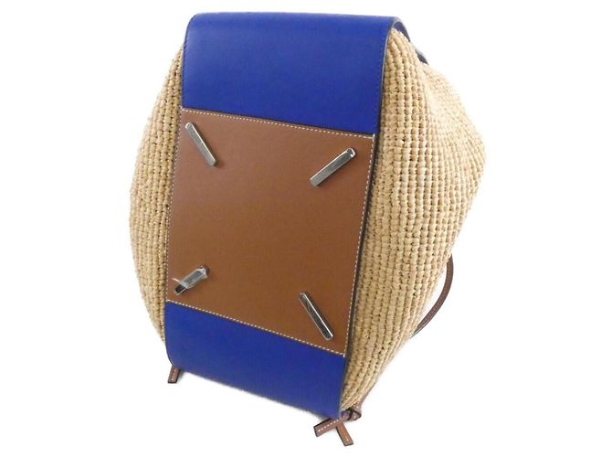 Borsa a tracolla media Loewe Paula's Hammock con coulisse Blu - vista 3