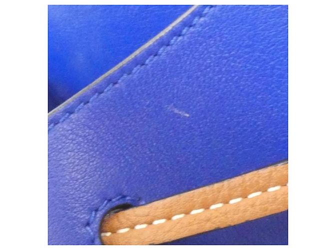 Borsa a tracolla media Loewe Paula's Hammock con coulisse Blu - vista 6