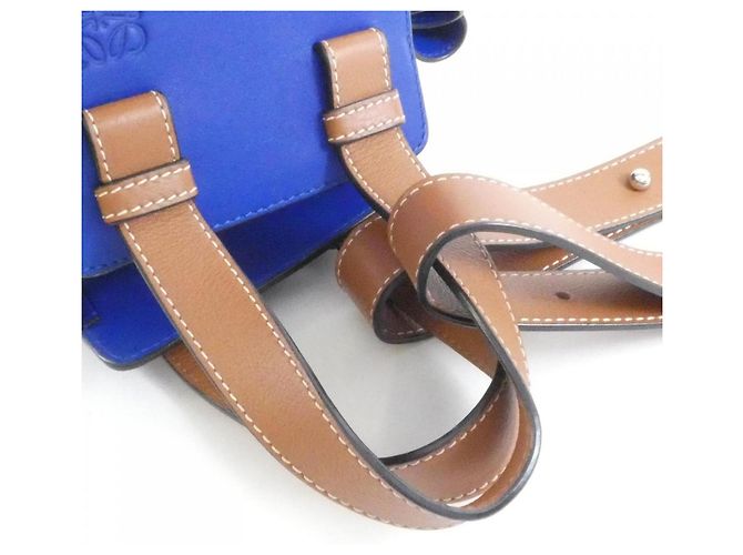 Borsa a tracolla media Loewe Paula's Hammock con coulisse Blu - vista 7