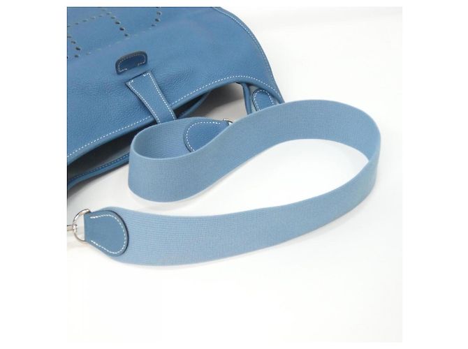Hermès Hermes Evelyne II GM Schultertasche Blau - Ansicht 8