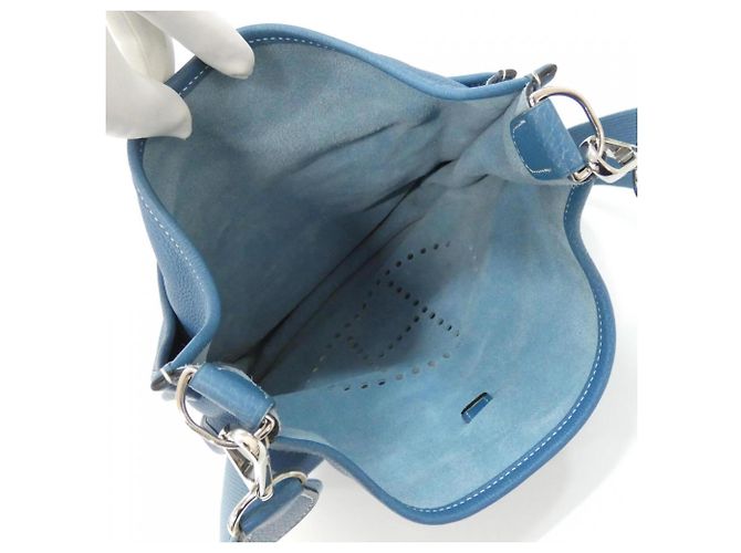 Hermès Hermes Evelyne II GM Schultertasche Blau - Ansicht 9
