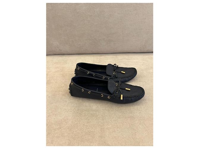 Mocassini Louis Vuitton in pelle nera Nero - vista 4
