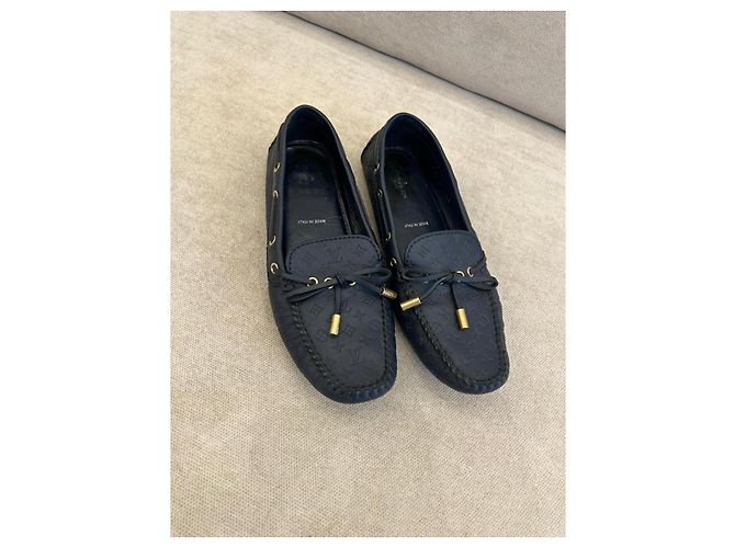 Mocassini Louis Vuitton in pelle nera Nero - vista 9