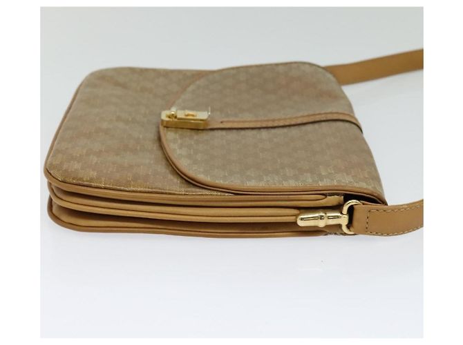 Céline Celine Vintage Macadam Canvas and Leather Beige - vue 4