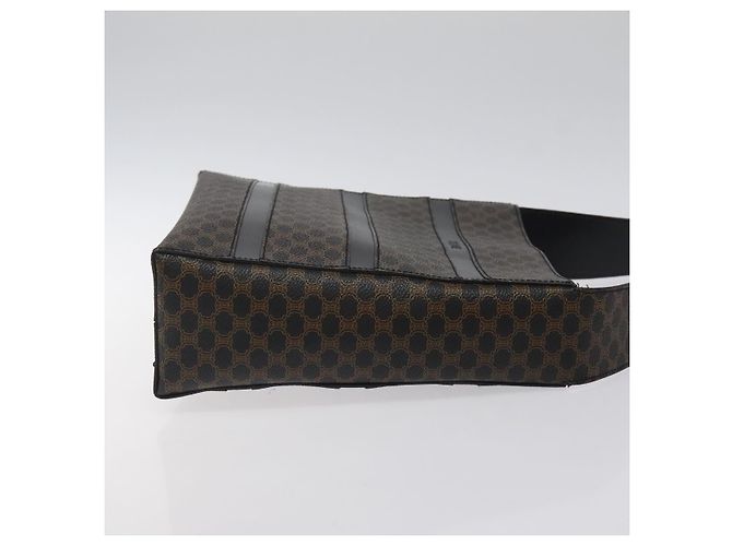Céline Celine Vintage Macadam Canvas and Leather Nero - vista 3