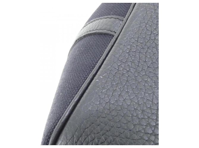 Hermès Hermes Pure Sangle Handtasche Schwarz Karamell - Ansicht 2