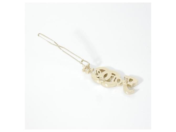Barrette Chanel Oro e Cristallo D'oro - vista 3