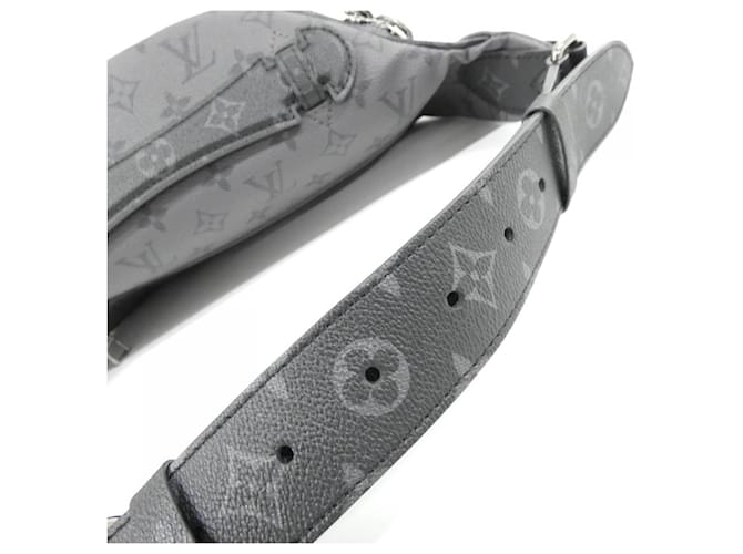 Borsa a Spalla Louis Vuitton Monogram Eclipse Nero Grigio - vista 6