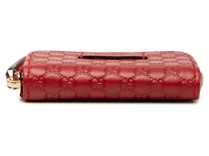 Monedero Microguccissima en piel roja Gucci - vista 3