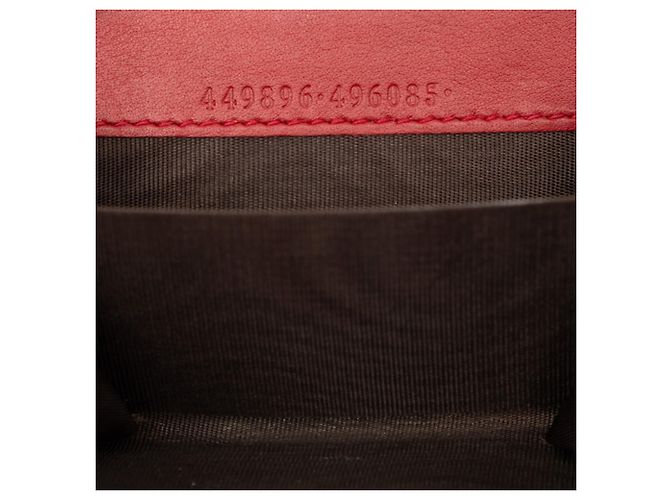 Monedero Microguccissima en piel roja Gucci - vista 5