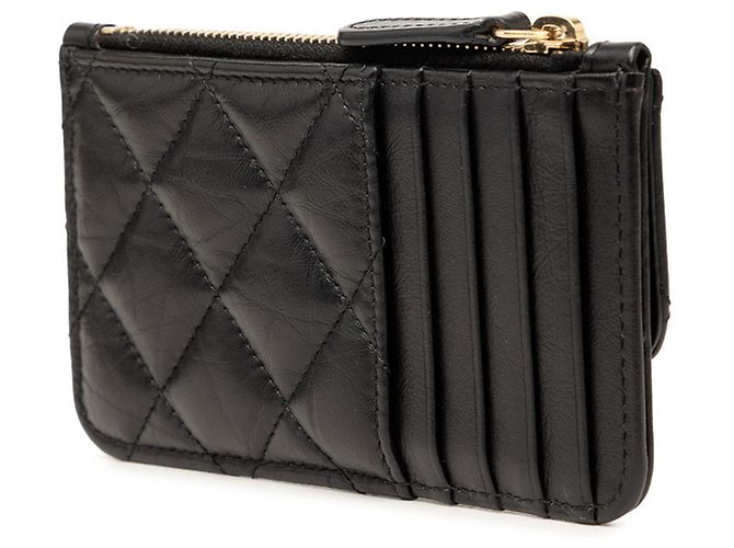 Monedero Matelassé Chanel Negro - vista 2