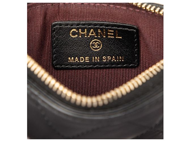 Monedero Matelassé Chanel Negro - vista 5