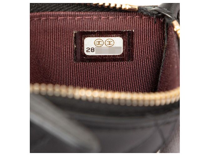 Monedero Matelassé Chanel Negro - vista 6
