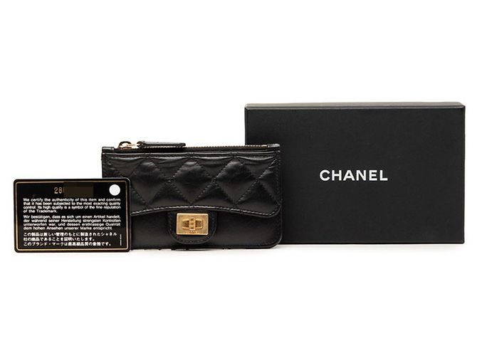 Monedero Matelassé Chanel Negro - vista 7