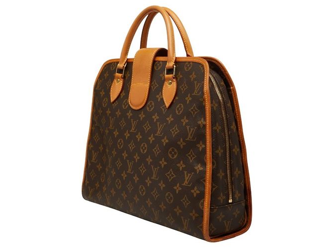 Borsa Business Louis Vuitton Monogram Rivoli Marrone - vista 2