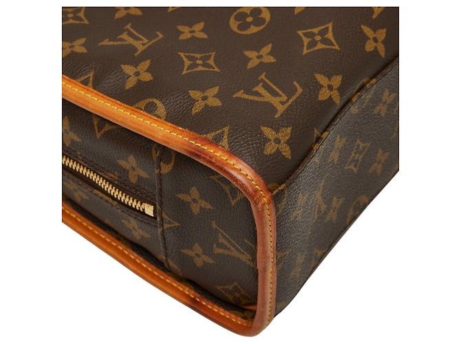 Borsa Business Louis Vuitton Monogram Rivoli Marrone - vista 8