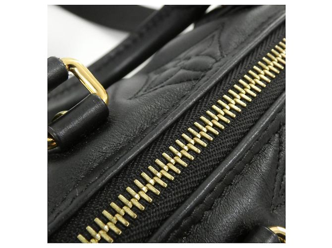 Borsa a tracolla Louis Vuitton Bubblegram Papillon BB M59800 Nero - vista 3