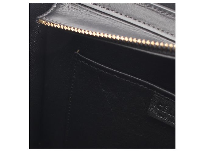 Céline Borsa Celine Luggage Nano Shopper Marrone Nero Verde - vista 7