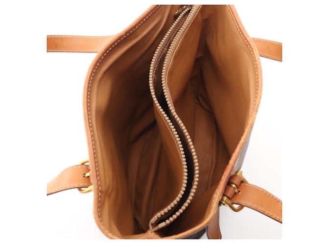 Céline Bolso Tote Celine Macadam Castaño - vista 3