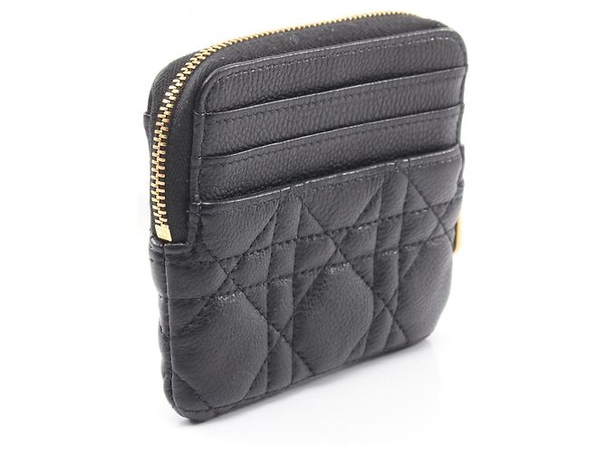 Monedero de cuero negro Christian Dior - vista 2