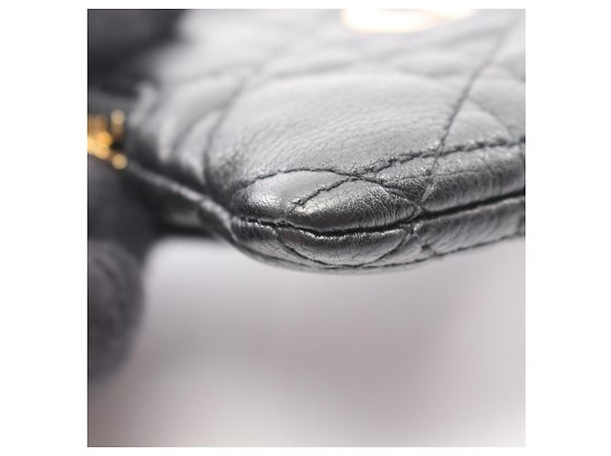 Monedero de cuero negro Christian Dior - vista 6