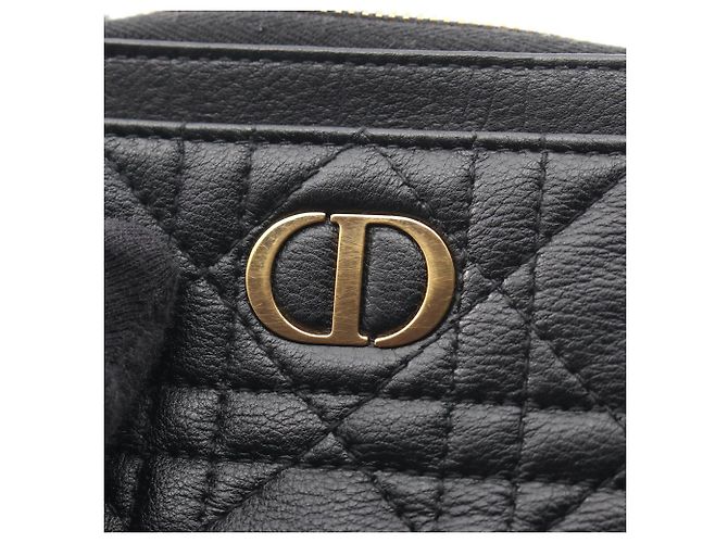 Monedero de cuero negro Christian Dior - vista 7
