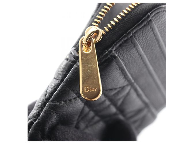 Monedero de cuero negro Christian Dior - vista 8