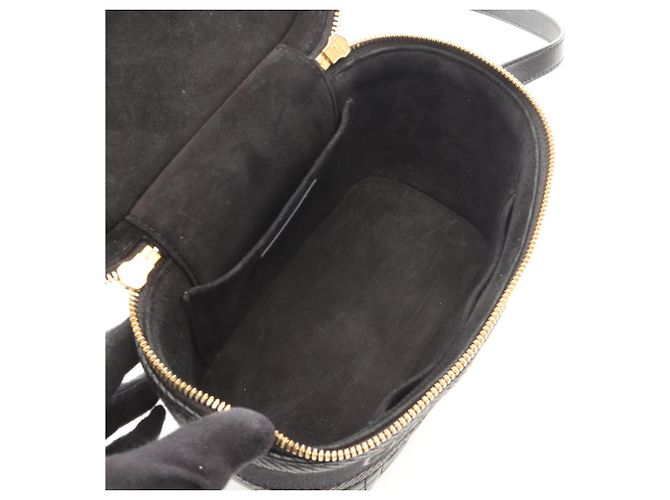 Christian Dior Dior DIORTRAVEL Borsa Vanity Piccola Cannage Nero - vista 3
