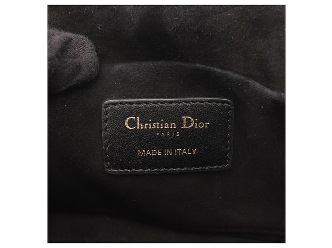 Christian Dior Dior DIORTRAVEL Borsa Vanity Piccola Cannage Nero - vista 4