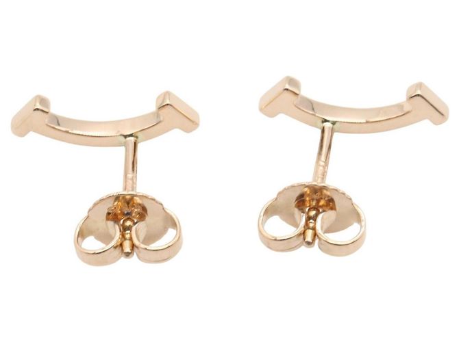 Orecchini T Smile Mini di Tiffany & Co. D'oro - vista 2