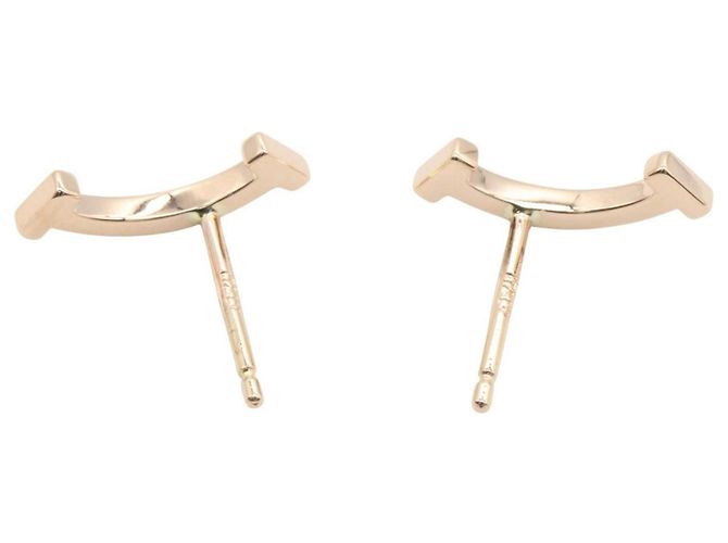 Orecchini T Smile Mini di Tiffany & Co. D'oro - vista 3