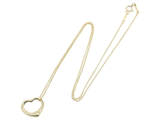 Colar Tiffany & Co. em ouro amarelo 18K Open Heart Dourado - vista 2