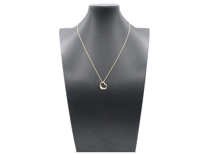 Colar Tiffany & Co. em ouro amarelo 18K Open Heart Dourado - vista 6