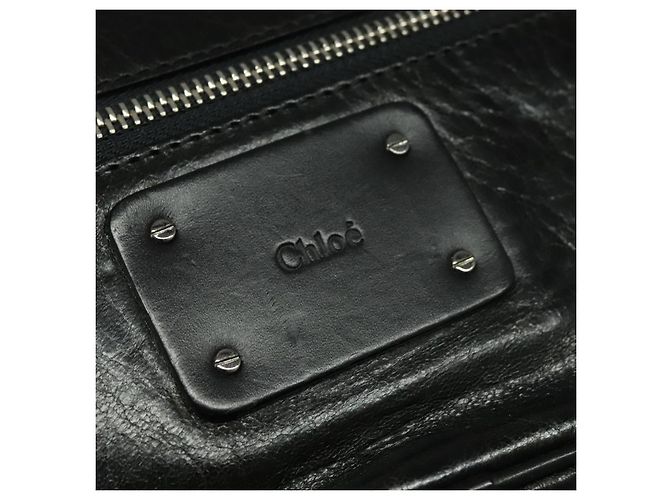Chloé Chloe Paddington Body Leather Nero - vista 7
