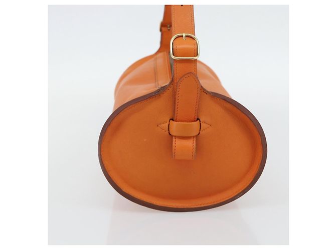 Hermès Hermes Sac Doremi Leather 35 Orange - vue 3