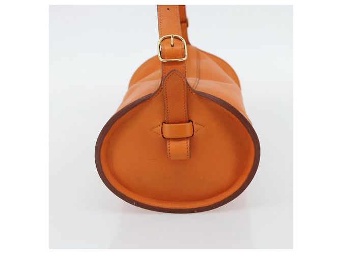 Hermès Hermes Sac Doremi Leather 35 Orange - vue 4