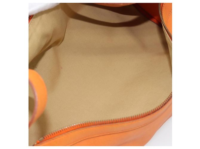 Hermès Hermes Sac Doremi Leather 35 Orange - vue 5