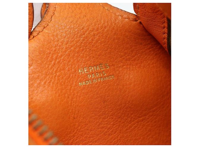 Hermès Hermes Sac Doremi Leather 35 Orange - vue 6