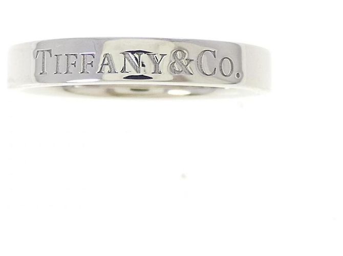 Tiffany & Co Tiffany Flacher Ring aus Platin 950 Silber - Ansicht 2