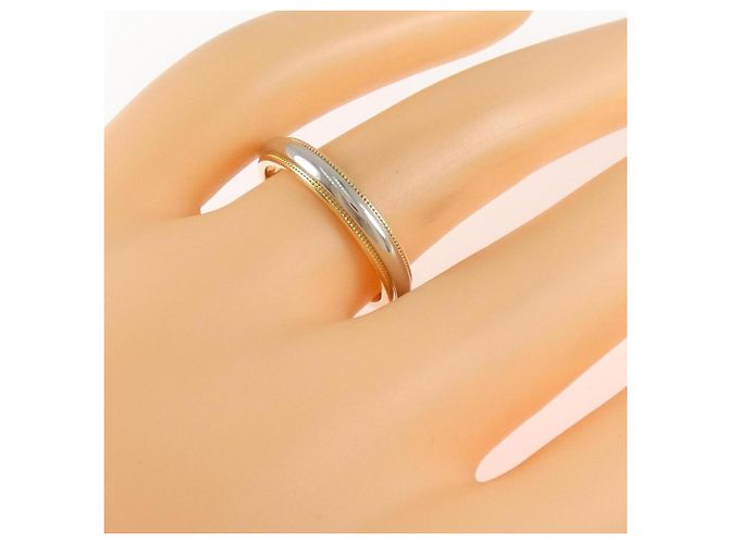 Anello Milgrain Tiffany & Co. D'oro - vista 4