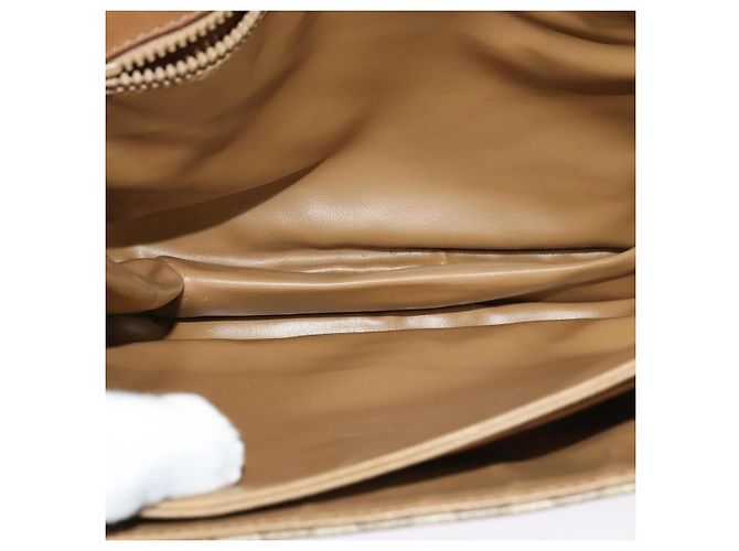 Céline Celine Vintage Macadam Canvas and Leather Beige - vue 5