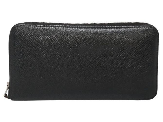 Hermès Hermes Azap Zip Around Silk'in Epsom Long Nero - vista 2