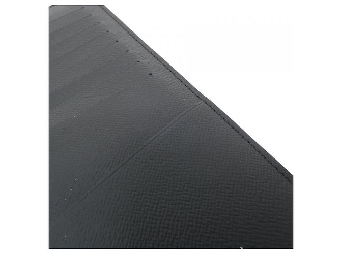 Portafoglio Louis Vuitton Monogram Eclipse Brazza Nero - vista 4