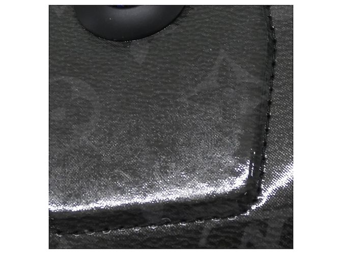 Louis Vuitton Monogram Eclipse Keepall Bandoulière 50cm Nero Monogramma - vista 3