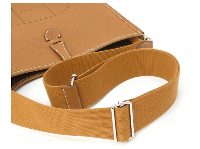 Hermès Borsa a tracolla Hermes Evelyne 3 PM Marrone - vista 4