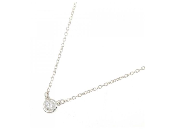 Elsa Peretti Collana By the Yard di Tiffany & Co. in Argento 925 con Diamante - vista 2