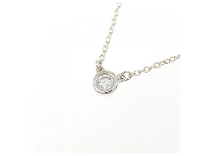 Elsa Peretti Collana By the Yard di Tiffany & Co. in Argento 925 con Diamante - vista 3